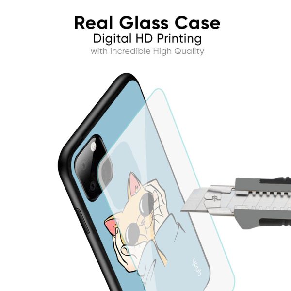 Adorable Cute Kitty Glass Case For Mi 11i Sale