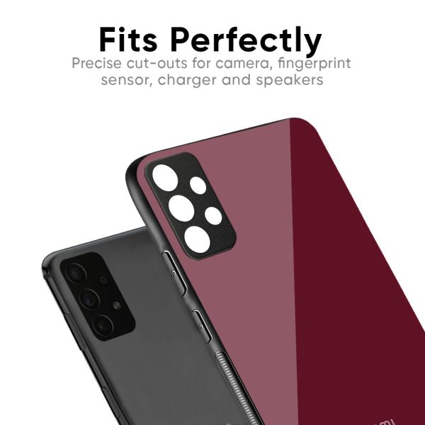 Classic Burgundy Glass Case for Mi 11i HyperCharge Hot on Sale