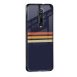 Tricolor Stripes Glass Case For Mi 11i Cheap