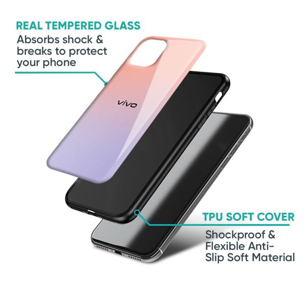 Dawn Gradient Glass Case for Vivo Y73 For Discount