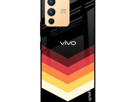 Abstract Arrow Pattern Glass Case For Vivo V23 Pro 5G on Sale