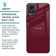 Classic Burgundy Glass Case for Vivo Y73 on Sale