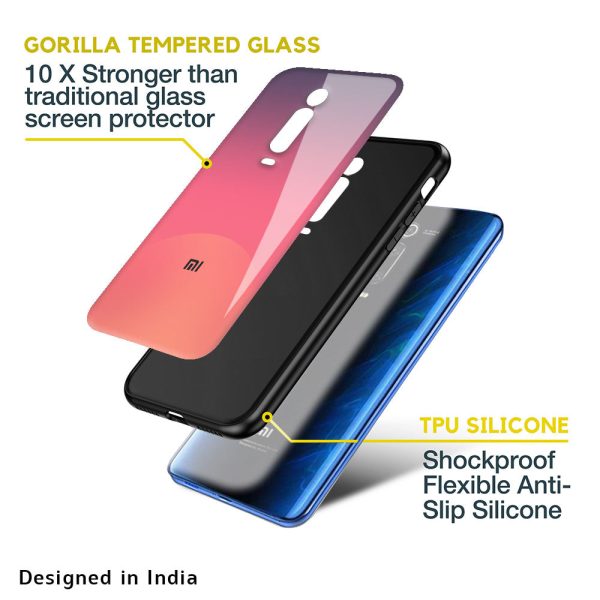 Sunset Orange Glass Case for Mi 12 Pro 5G For Sale