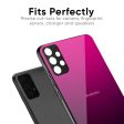 Purple Ombre Pattern Glass Case for Mi 11i HyperCharge Online