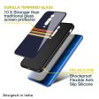 Tricolor Stripes Glass Case For Mi 11T Pro 5G on Sale