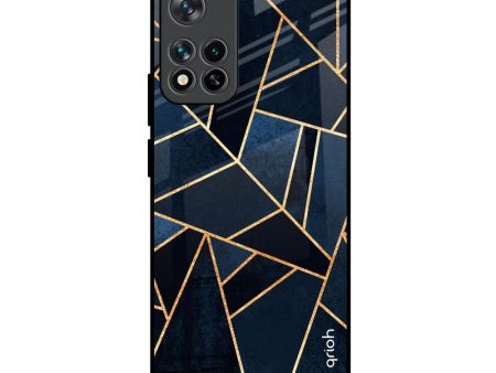 Abstract Tiles Glass Case for Mi 11i HyperCharge For Cheap