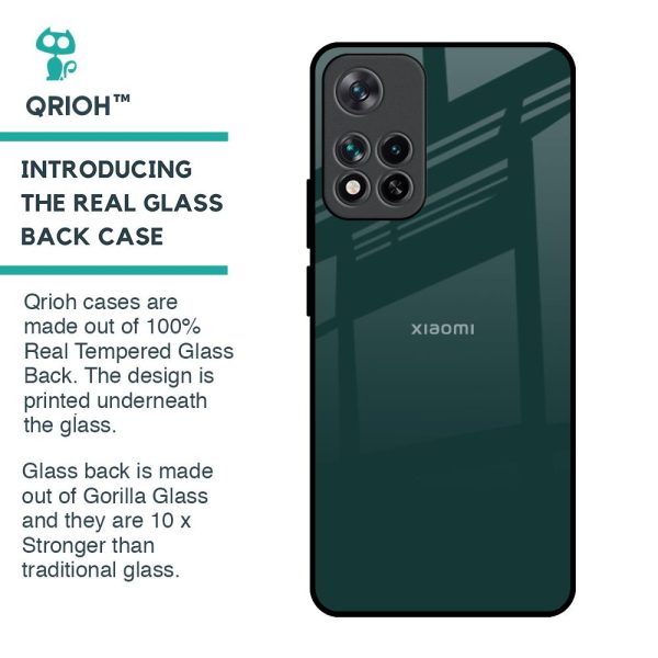 Olive Glass Case for Mi 11i HyperCharge on Sale