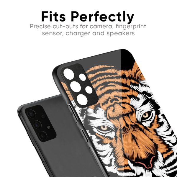 Angry Tiger Glass Case For Oppo Reno7 5G Discount