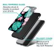 Tropical Leaves & Pink Flowers Glass Case for Mi 11 Lite NE 5G Hot on Sale