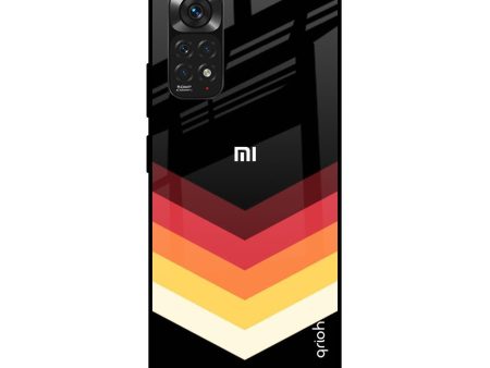 Abstract Arrow Pattern Glass Case For Redmi Note 11 Hot on Sale