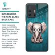 Adorable Baby Elephant Glass Case For Mi 11T Pro 5G Online Sale