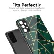 Abstract Green Glass Case For Oppo Reno7 5G For Sale