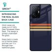 Tricolor Stripes Glass Case For Mi 11T Pro 5G on Sale