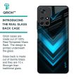 Vertical Blue Arrow Glass Case For Poco M4 Pro 5G Online now