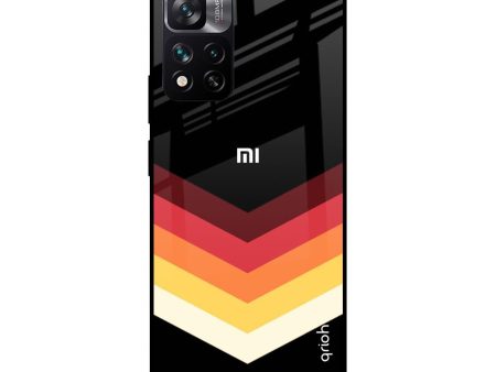 Abstract Arrow Pattern Glass Case For Mi 11i Sale