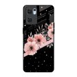 Floral Black Band Glass Case For Oppo Reno7 5G For Discount