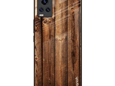 Timber Printed Glass Case for Vivo Y73 Sale