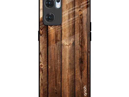 Timber Printed Glass Case for Oppo Reno7 5G Hot on Sale