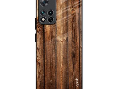 Timber Printed Glass Case for Mi 11i Sale