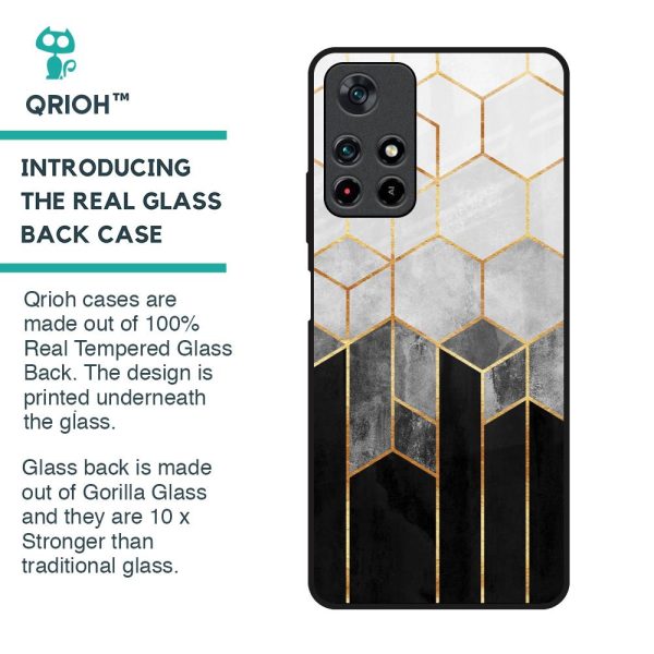 Tricolor Pattern Glass Case for Poco M4 Pro 5G Online