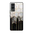 Tricolor Pattern Glass Case for Vivo V21e Discount