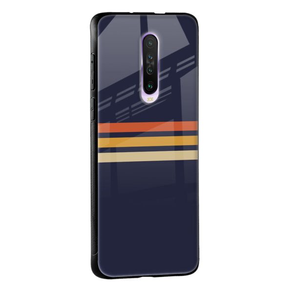 Tricolor Stripes Glass Case For Poco M3 Pro For Sale