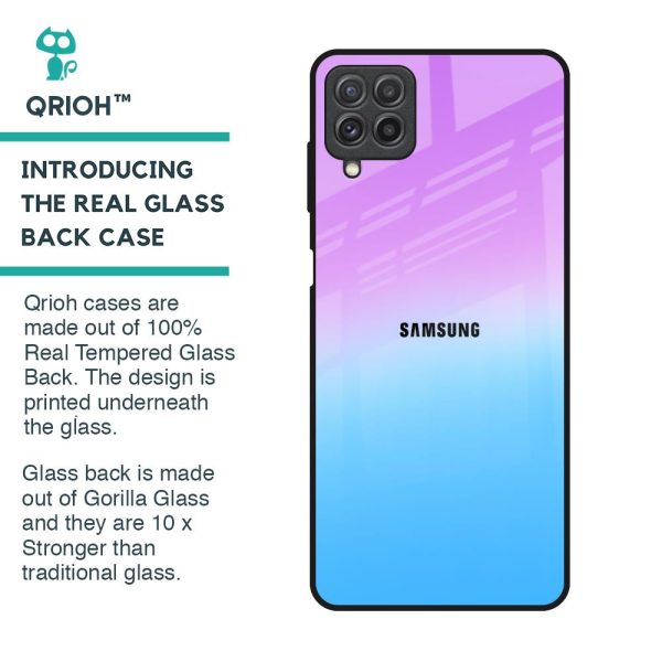 Unicorn Pattern Glass Case for Samsung Galaxy A22 Online