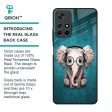 Adorable Baby Elephant Glass Case For Poco M4 Pro 5G Fashion