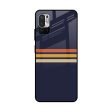 Tricolor Stripes Glass Case For Redmi Note 10T 5G Supply