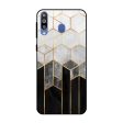 Tricolor Pattern Glass Case for Samsung Galaxy M40 For Cheap