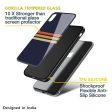 Tricolor Stripes Glass Case For iPhone 13 Pro on Sale