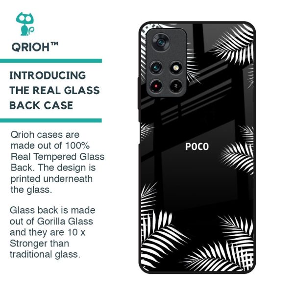 Zealand Fern Design Glass Case For Poco M4 Pro 5G Fashion