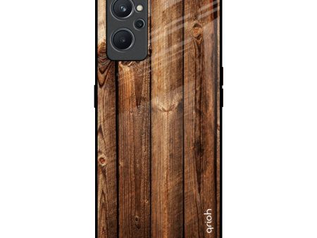 Timber Printed Glass Case for Realme 9i Supply