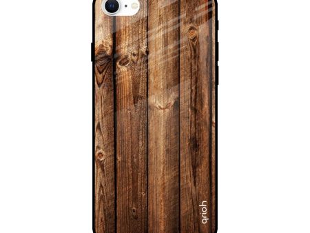 Timber Printed Glass case for iPhone SE 2022 For Sale