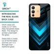 Vertical Blue Arrow Glass Case For Vivo V23 Pro 5G Discount