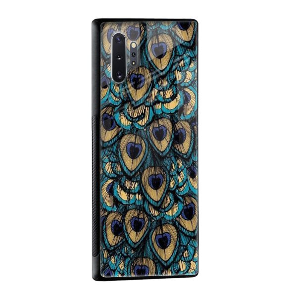 Peacock Feathers Glass case for Samsung Galaxy M40 Discount