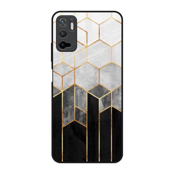 Tricolor Pattern Glass Case for Poco M3 Pro Online