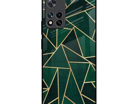 Abstract Green Glass Case For Mi 11i Online now