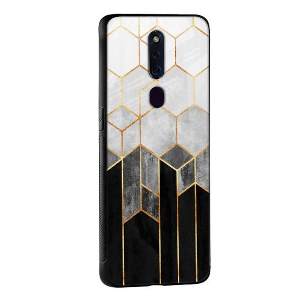 Tricolor Pattern Glass Case for Oppo Reno7 Pro 5G For Sale