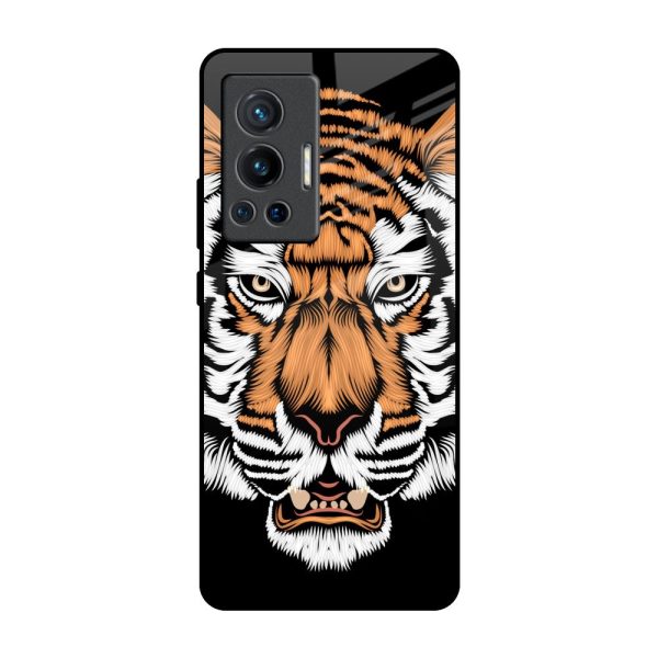 Angry Tiger Glass Case For Vivo X70 Pro Sale