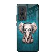 Adorable Baby Elephant Glass Case For Vivo X70 Pro For Discount