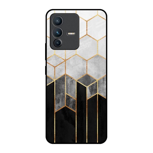 Tricolor Pattern Glass Case for Vivo V23 5G Online Hot Sale