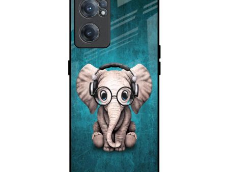 Adorable Baby Elephant Glass Case For OnePlus Nord CE 2 5G For Discount