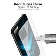 Vertical Blue Arrow Glass Case For Redmi 10 Prime For Sale