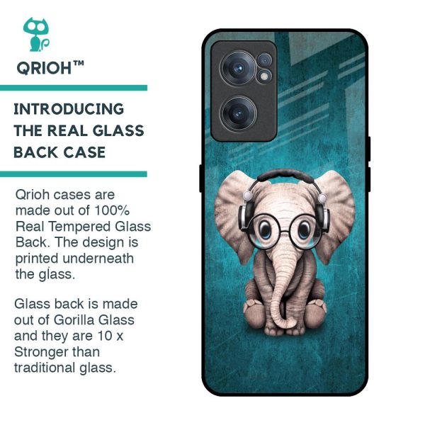 Adorable Baby Elephant Glass Case For OnePlus Nord CE 2 5G For Discount