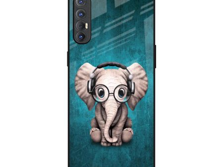 Adorable Baby Elephant Glass Case For Oppo Reno 3 Pro For Cheap