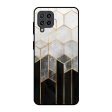 Tricolor Pattern Glass Case for Samsung Galaxy M32 For Cheap