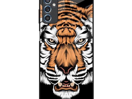 Angry Tiger Glass Case For Samsung Galaxy M52 5G Sale