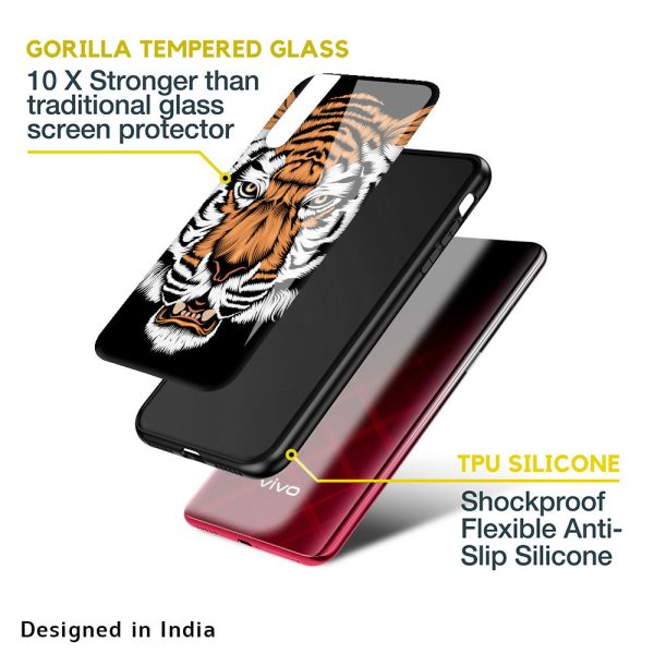 Angry Tiger Glass Case For Vivo V23 Pro 5G Supply