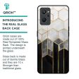 Tricolor Pattern Glass Case for Realme 9i Online Sale